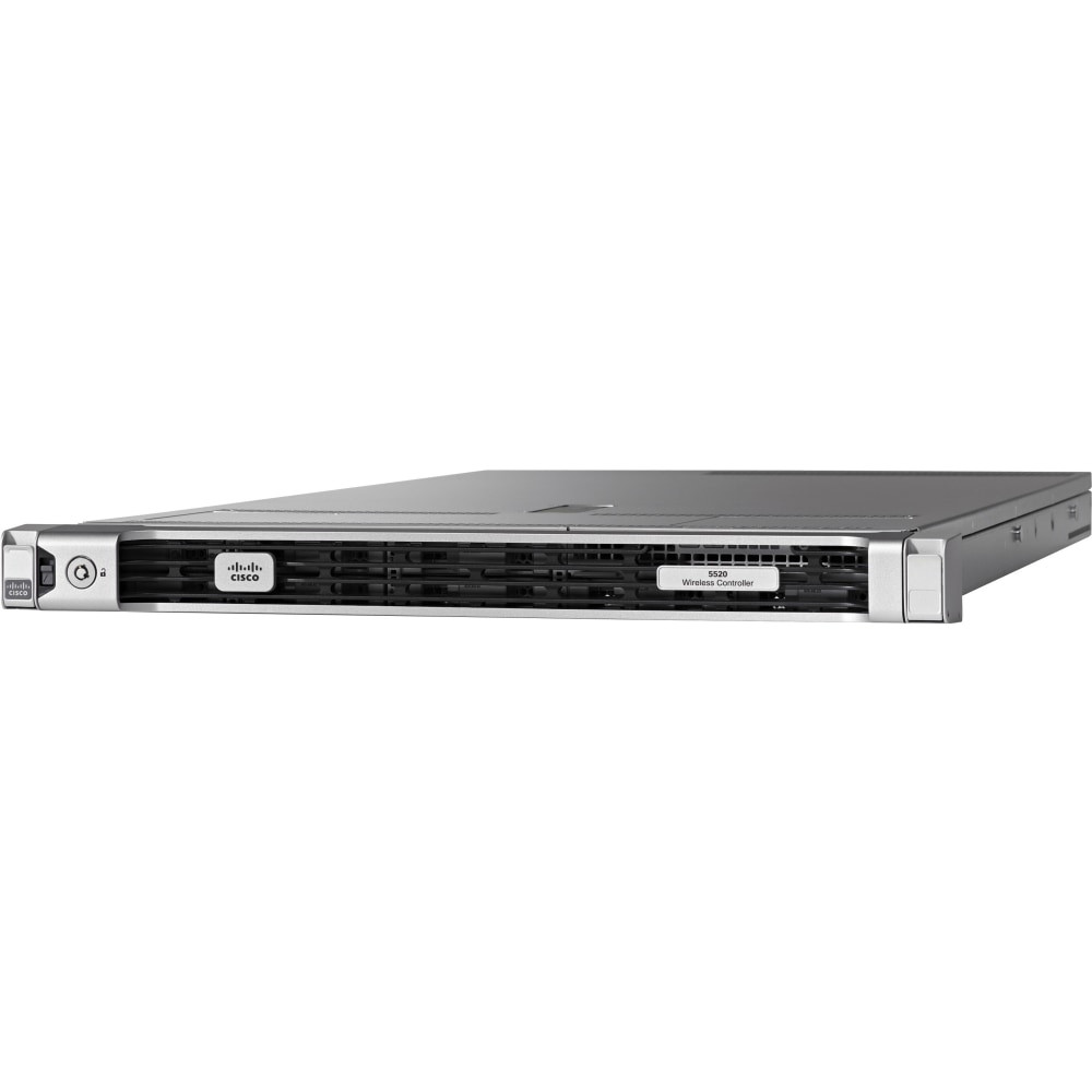 CISCO AIR-CT5520-50-K9  5520 IEEE 802.11ac Wireless LAN Controller - 2.40 GHz, 5 GHz - 2 x Network (RJ-45) - Ethernet, Fast Ethernet, Gigabit Ethernet - Rack-mountable