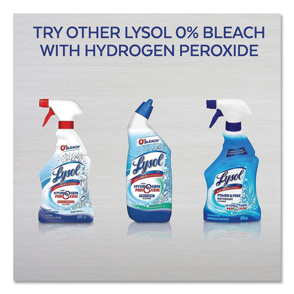 RECKITT BENCKISER LYSOL® Brand 85668 Bathroom Cleaner with Hydrogen Peroxide, Cool Spring Breeze, 22 oz Trigger Spray Bottle