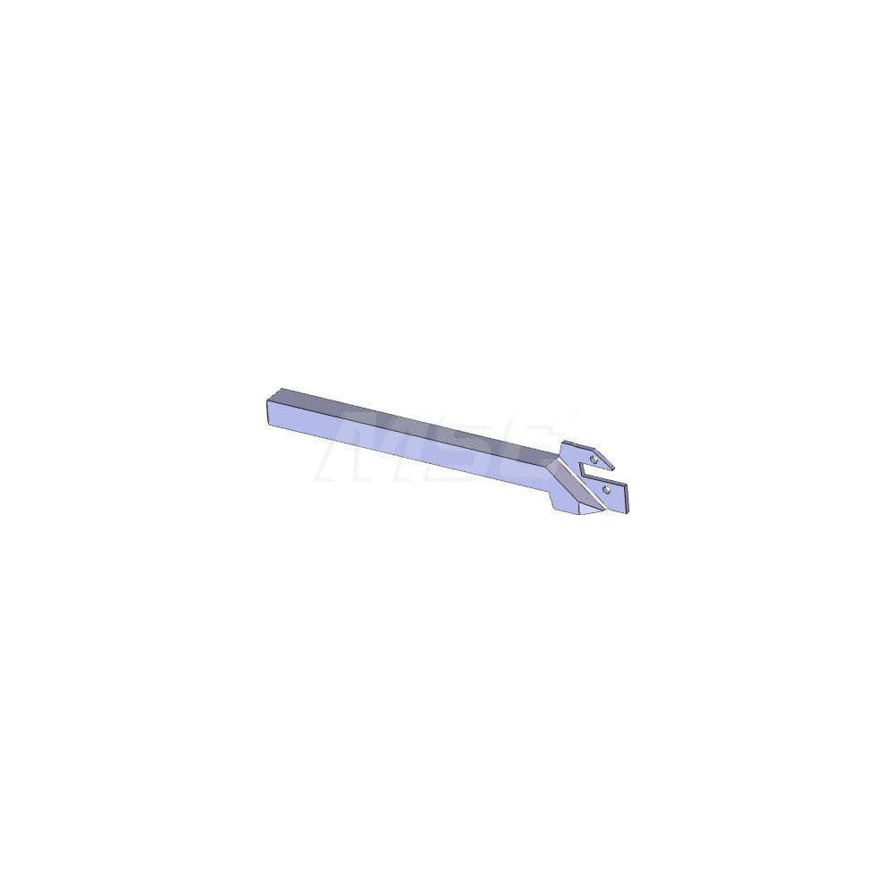 Iscar 2301248 Indexable Grooving-Cutoff Toolholder: DGTR 1010-2, 1.9 to 2.5 mm Groove Width, 17.5 mm Max Depth of Cut, Right Hand