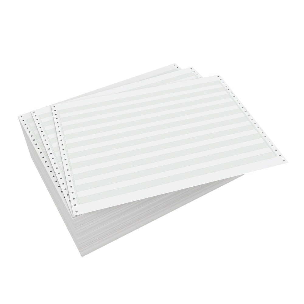 DOMTAR PAPER COMPANY, LLC 141502 Domtar Carbonless Continuous Forms, 2-Part, 14 7/8in x 11in, White, Carton Of 1,700 Forms