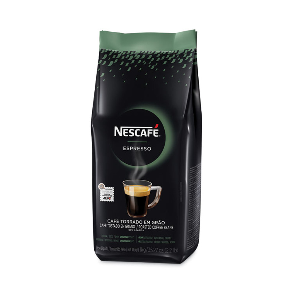 NESTLE Nescafé® 24631CT Espresso Whole Bean Coffee, Arabica, 2.2 lb Bag, 6/Carton