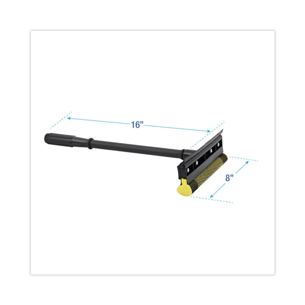 BOARDWALK 816 General-Duty Squeegee, 8" Wide Blade, 16" Handle