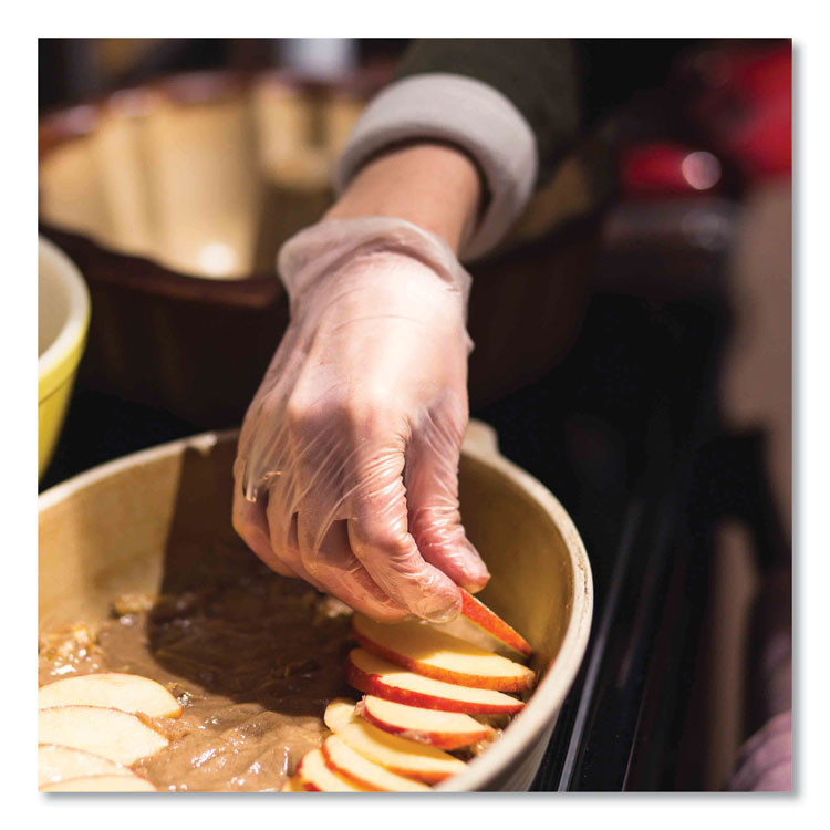 AMMEX CORPORATION X3® by GPX348100CT Industrial Vinyl Gloves, Powder-Free, X-Large, 3 mil Thick, 9.5" Long, Clear, 100/Box, 10 Boxes/Carton