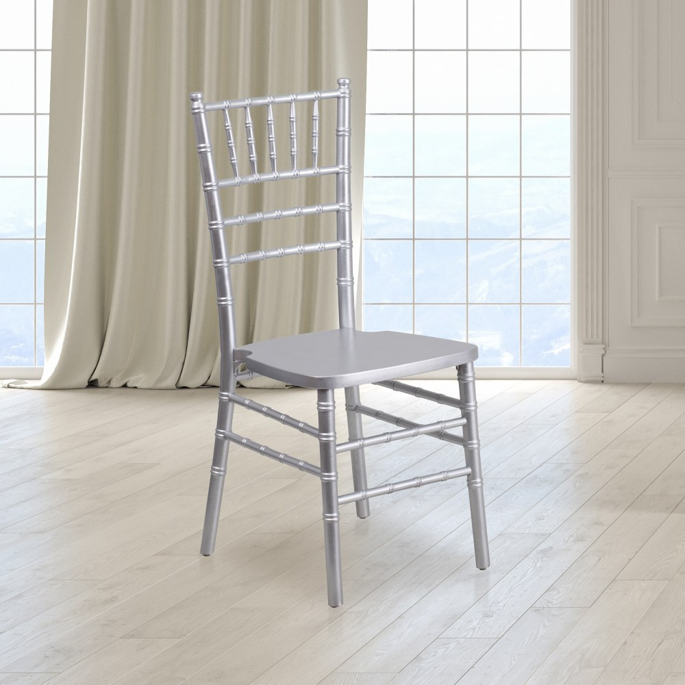 FLASH FURNITURE XSSILVER  HERCULES Series Chiavari Chair, Silver