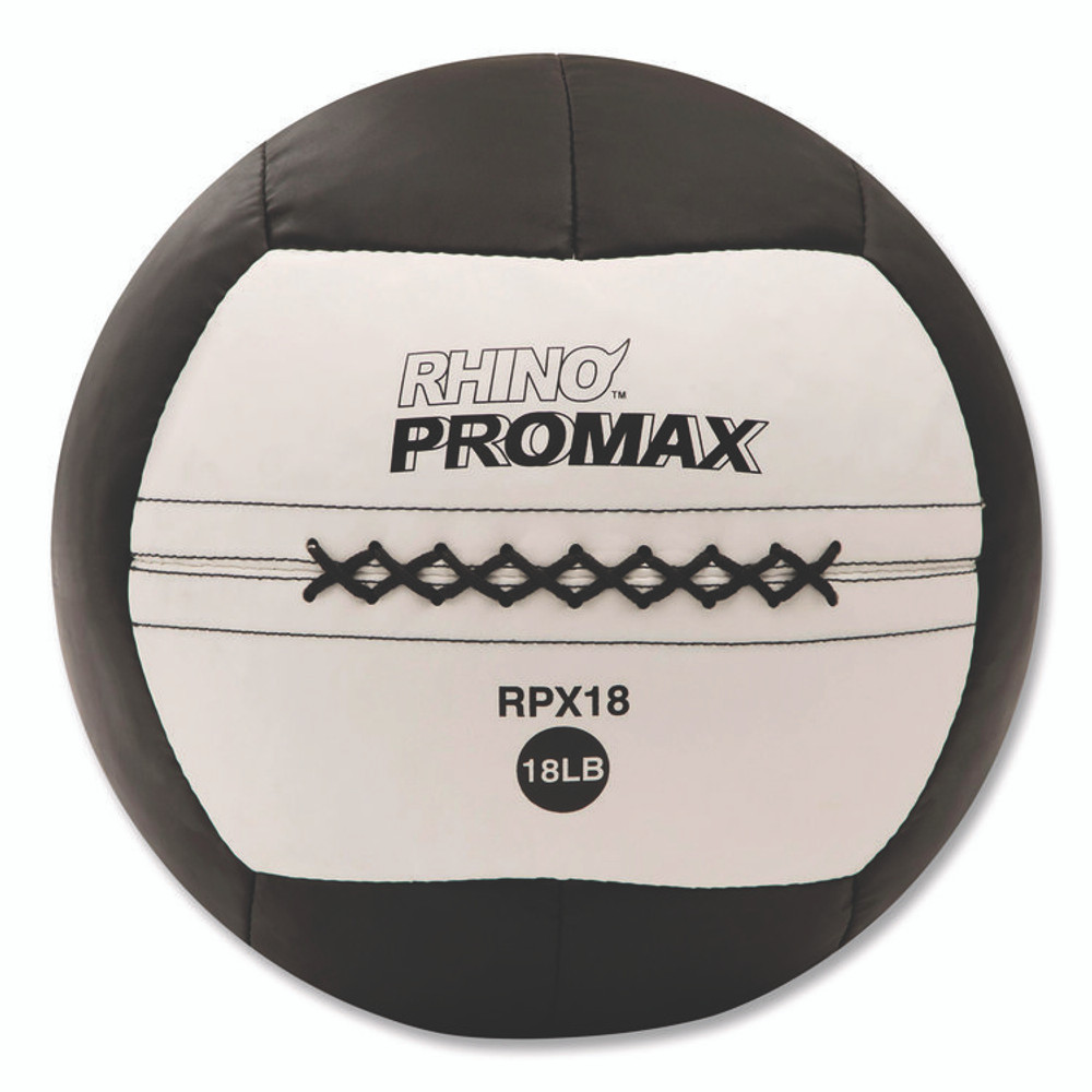 CHAMPION SPORT Sports RPX18 Rhino Promax Medicine Ball, 18 lb, Black