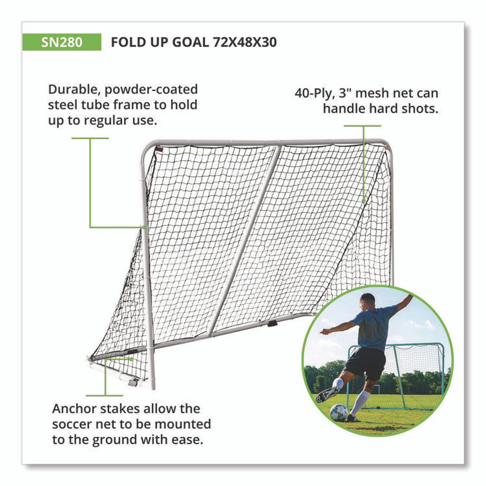 CHAMPION SPORT Sports SN280 Fold Up Goal, 72" x 48"