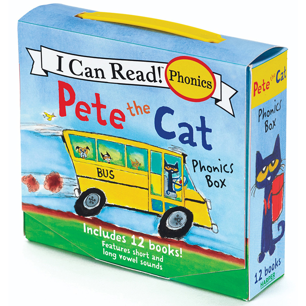 HARPER COLLINS PUBLISHERS HarperCollins I Can Read!™ Pete the Cat Phonics Box, Set of 12 Books