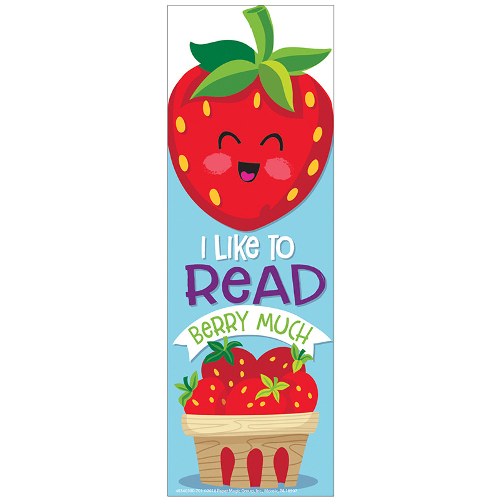 EUREKA Eureka® Strawberry Scented Bookmarks, Pack of 24