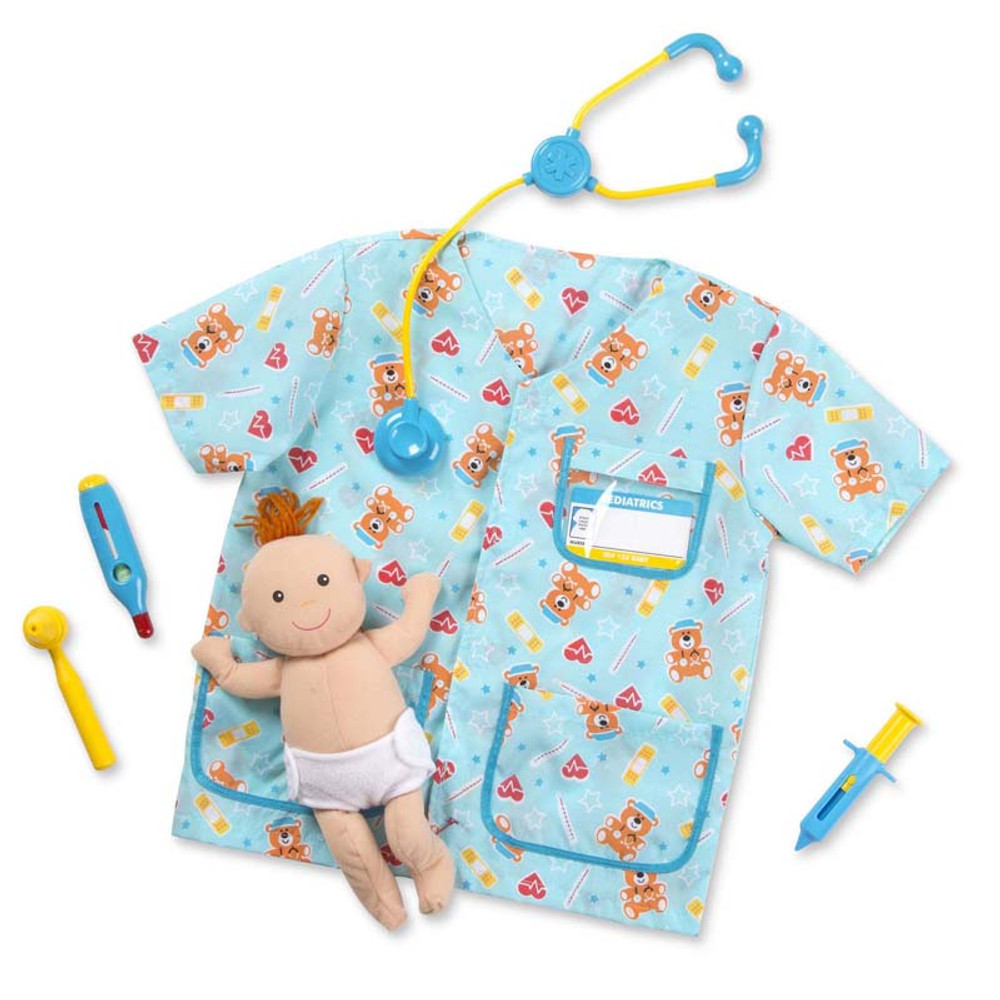 MELISSA & DOUG Melissa & Doug Pediatric Nurse Role Play Costume Set