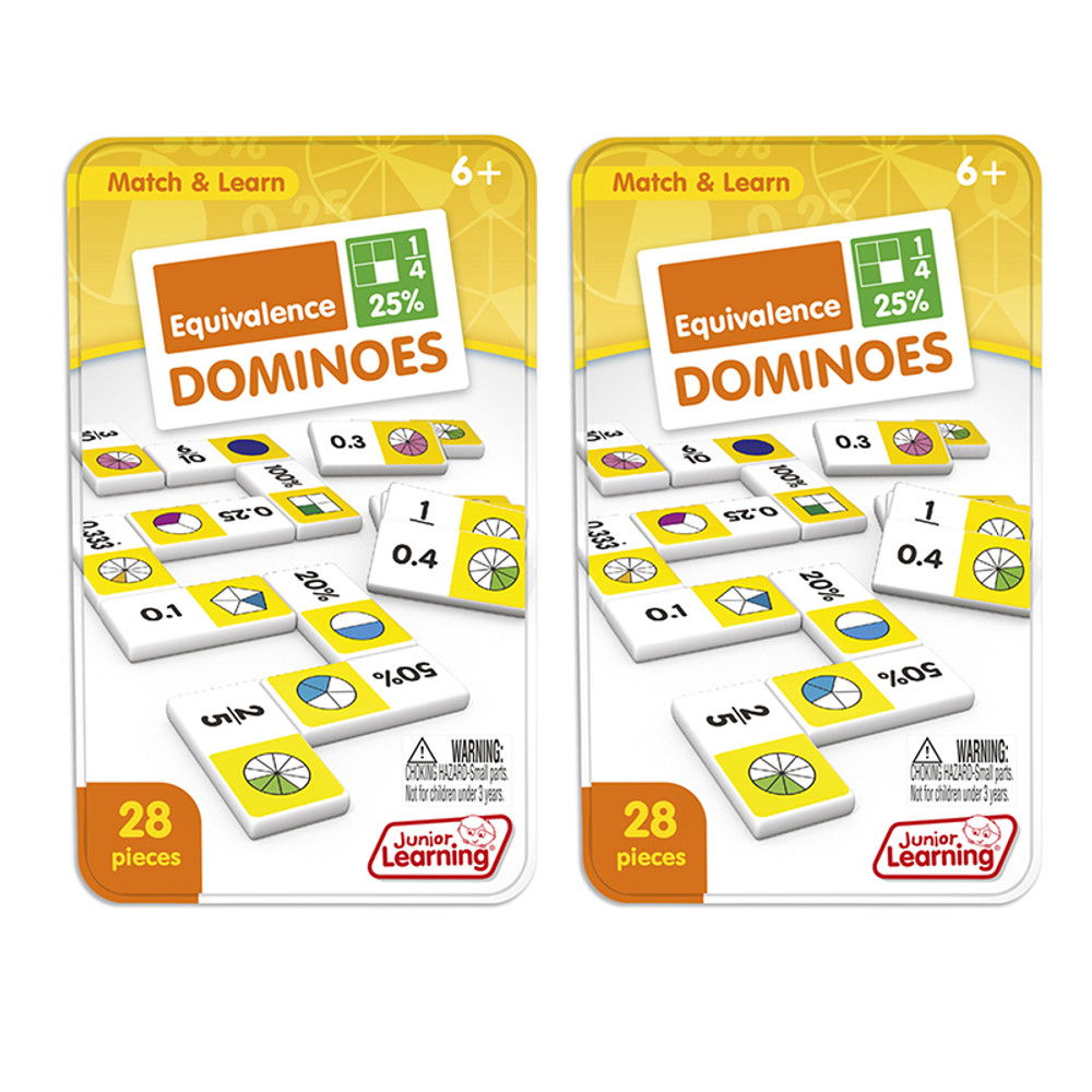 JUNIOR LEARNING Junior Learning® Equivalence Dominoes, 2 Sets