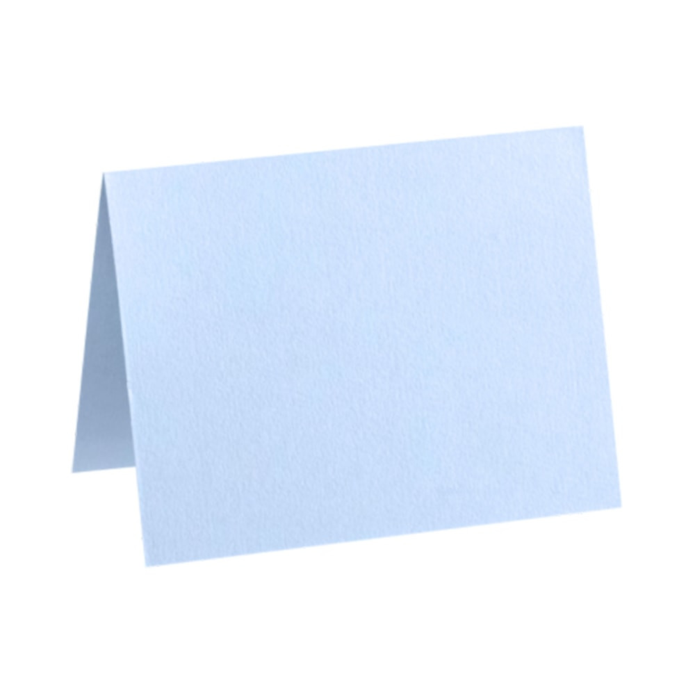 ACTION ENVELOPE EX5020-13-500 LUX Folded Cards, A2, 4 1/4in x 5 1/2in, Baby Blue, Pack Of 500