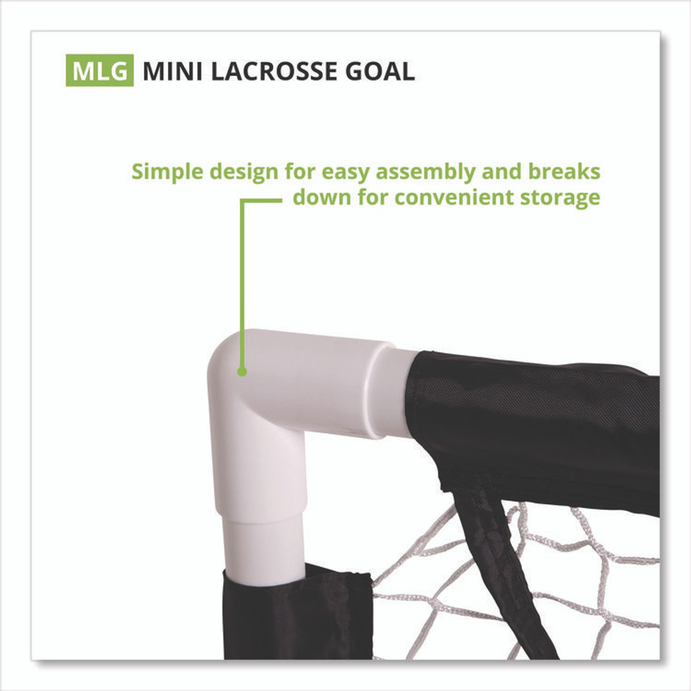 CHAMPION SPORT Sports MLG Mini Lacrosse Goal, 3 ft x 3 ft, 1.5" dia Frame