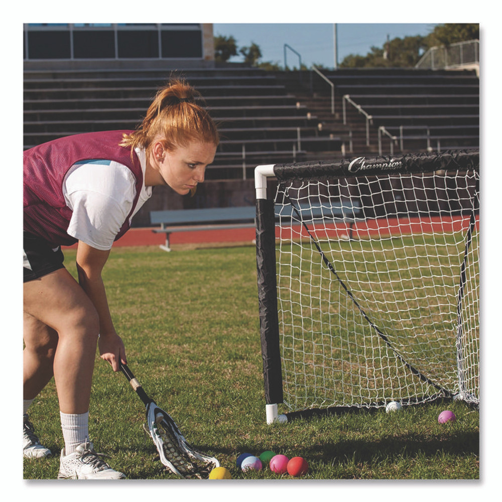 CHAMPION SPORT Sports MLG Mini Lacrosse Goal, 3 ft x 3 ft, 1.5" dia Frame