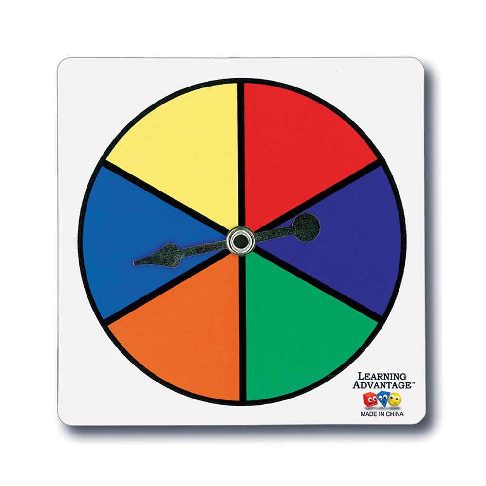 LEARNING ADVANTAGE Learning Advantage® Six-Color Spinners - Set of 5