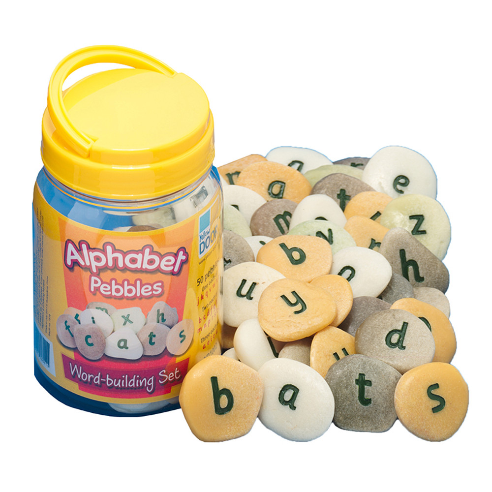 YELLOW DOOR US LLC Yellow Door Alphabet Pebbles, Word-Building Set