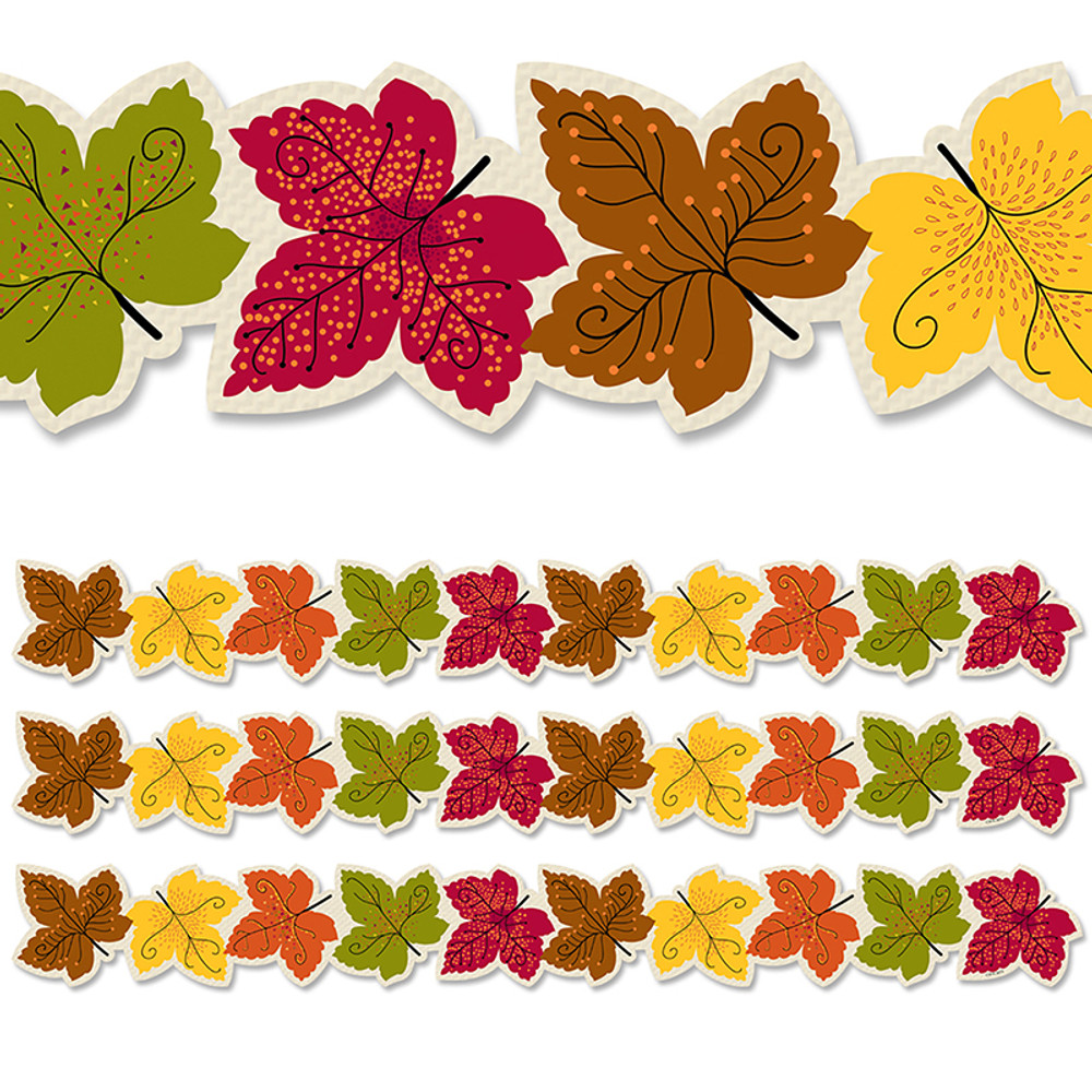 CREATIVE TEACHING PRESS Creative Teaching Press® Maple Leaves EZ Border, 48 Feet, 3 Packs