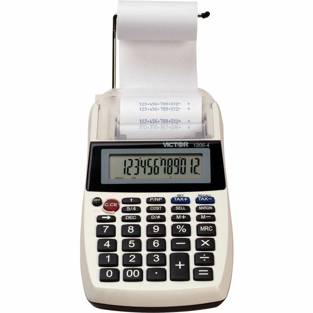 VICTOR TECHNOLOGY 1205-4 Victor 1205-4 Commercial Desktop Printing Calculator