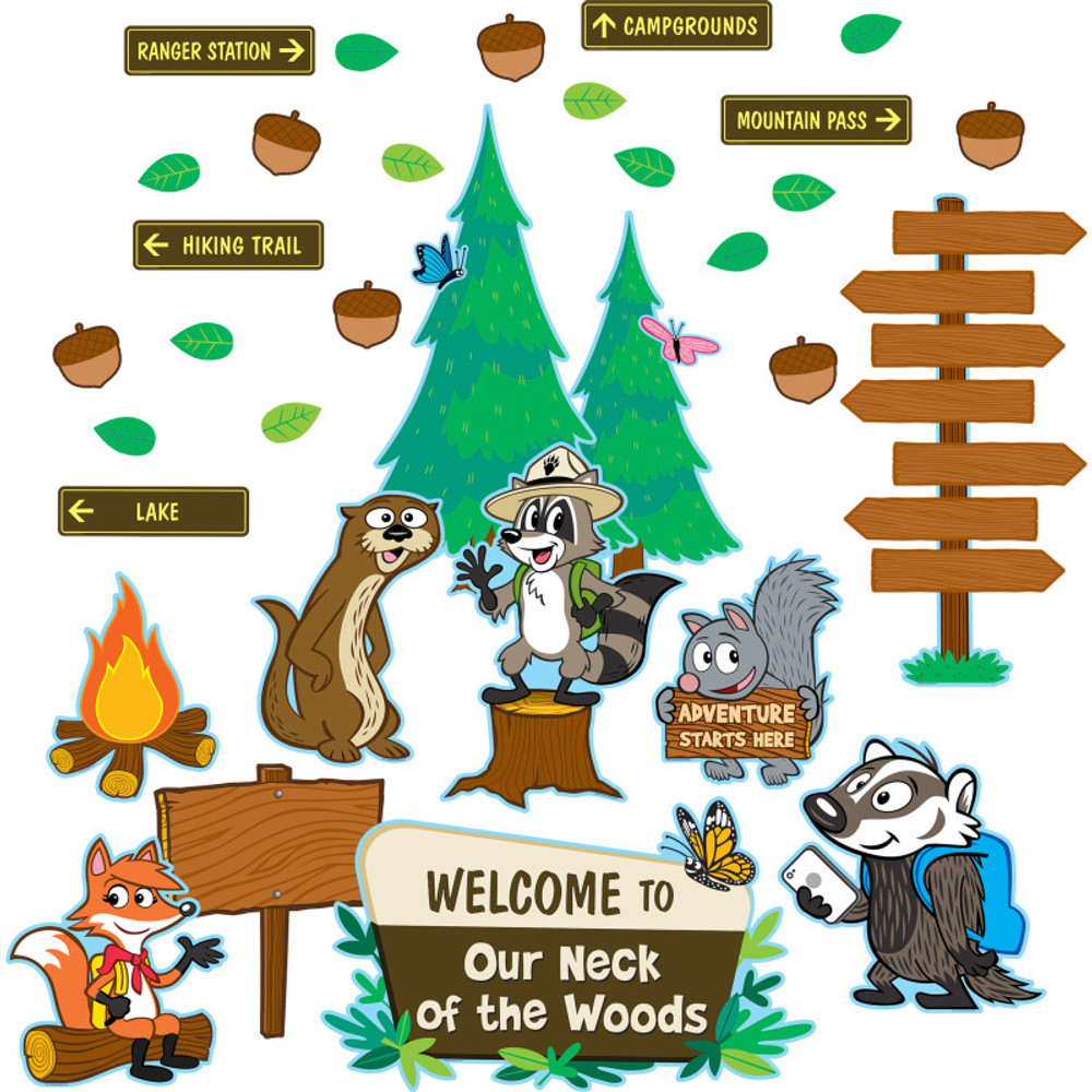 TEACHER CREATED RESOURCES Teacher Created Resources® Ranger Rick® Welcome to Our Neck of the Woods Bulletin Board