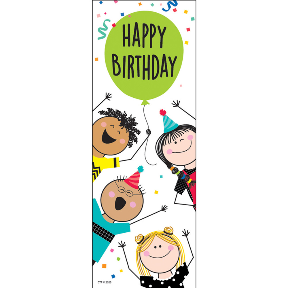 CREATIVE TEACHING PRESS Creative Teaching Press® Happy Birthday Bookmark, Pack of 30