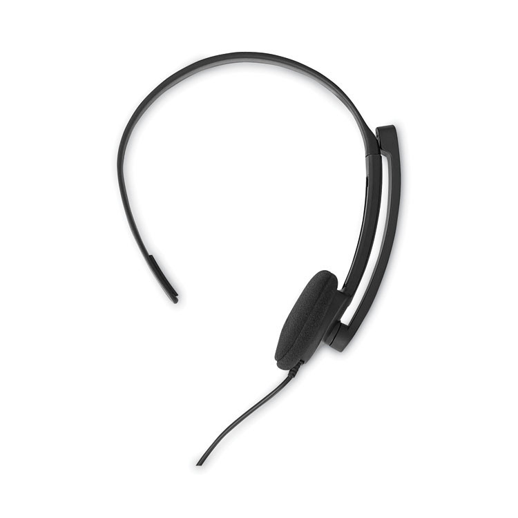 VERBATIM CORPORATION 70722 Mono Headset with Microphone and In-Line Remote, Black