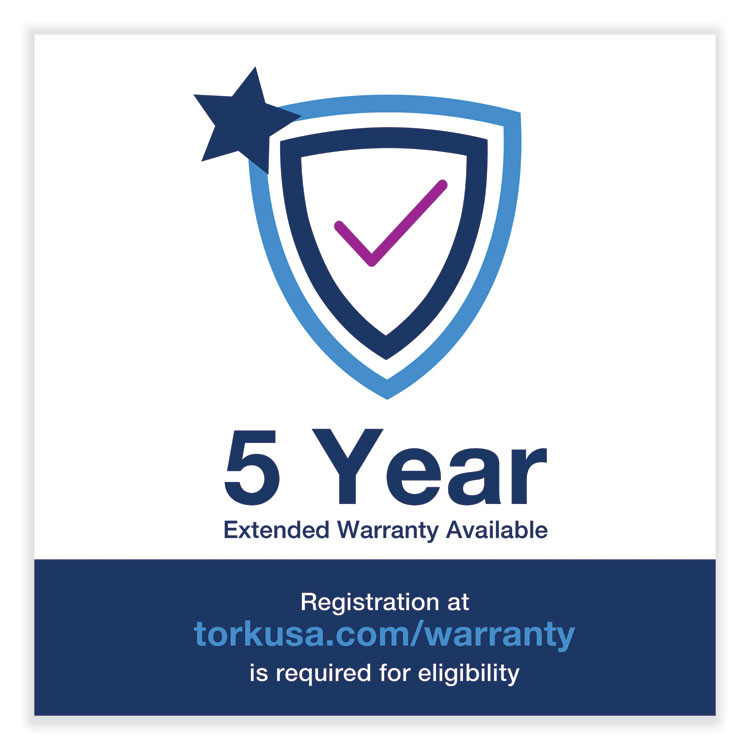 SCA TISSUE Tork® 655300 Small Bracket Wiper Dispenser, 8.42 x 4.22 x 5.74, White