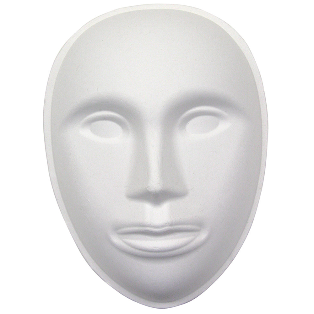 DIXON TICONDEROGA CO Creativity Street® Paperboard Mask, Face, 8" x 5-3/4", White, 1 Piece