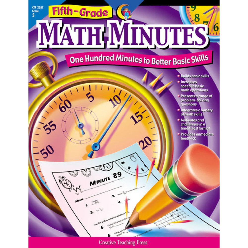 CREATIVE TEACHING PRESS Creative Teaching Press® Math Minutes Book, Grade 5