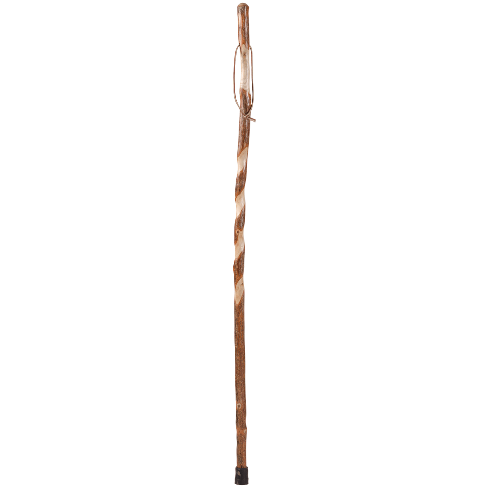 BRAZOS WALKING STICKS 602-3000-1318  Twisted Sassafras Handcrafted Walking Stick, 55in