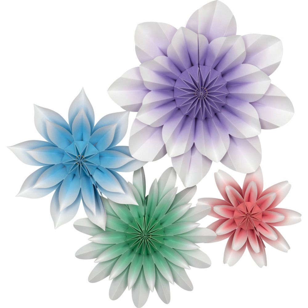 TEACHER CREATED RESOURCES Teacher Created Resources® Floral Bloom Paper Flowers, Pack of 4