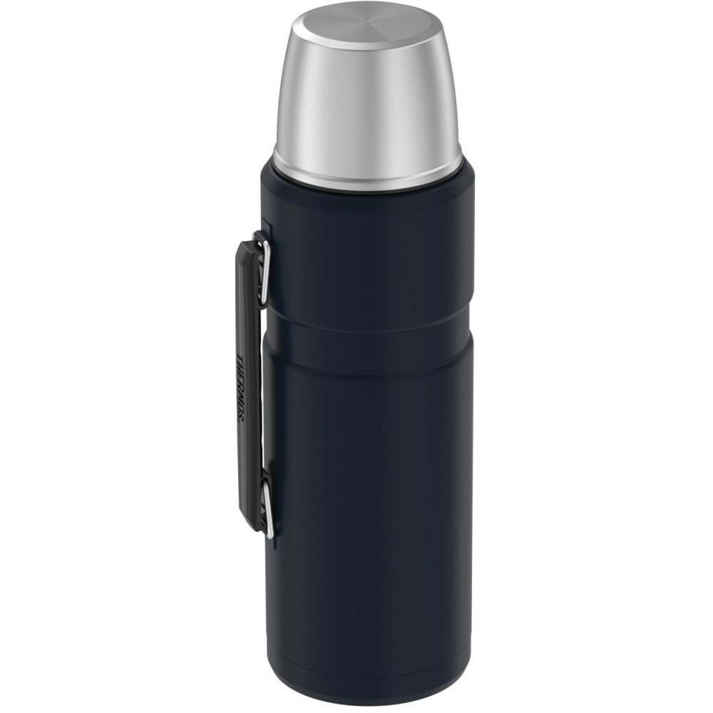 KING-SEELEY THERMOS/THERMOS SK2020MDB4 Thermos Stainless King Beverage Bottle 2.0 L - 2.1 quart (2 L) - Vacuum - Midnight Blue, Blue