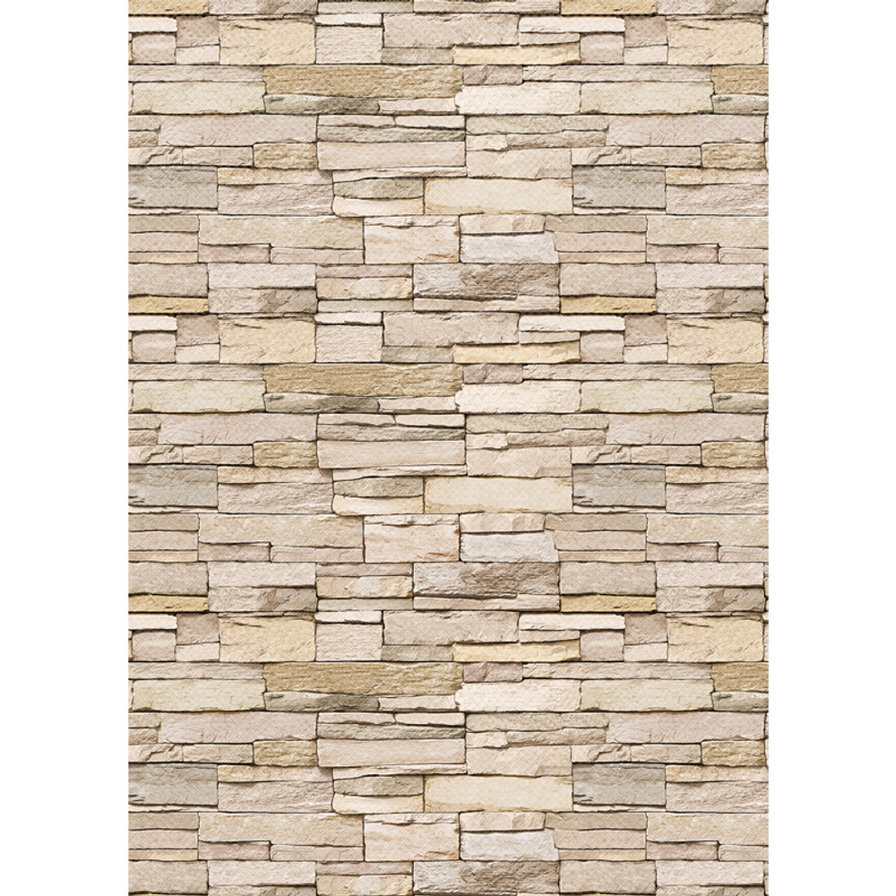 TEACHER CREATED RESOURCES Teacher Created Resources® Better Than Paper® Bulletin Board Roll, 4' x 12', Stacked Stone, 4 Rolls