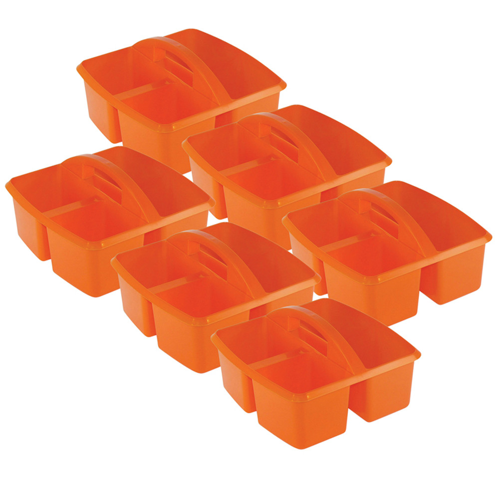 ROMANOFF PRODUCTS Romanoff Small Utility Caddy, Orange, Pack of 6