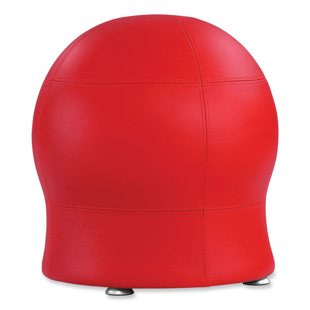 SAFCO PRODUCTS 4751RV Zenergy Ball Chair, Backless, Supports Up to 250 lb, Red Vinyl