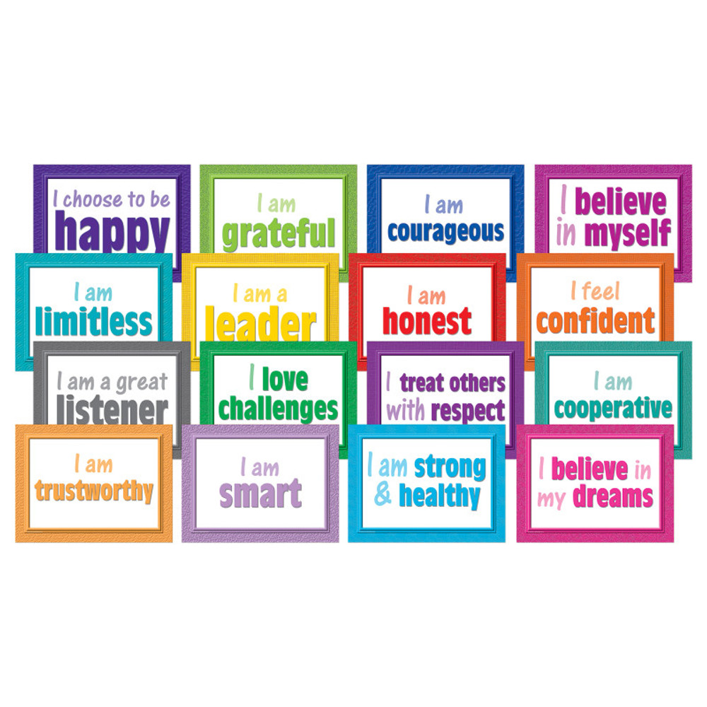 TEACHER CREATED RESOURCES Teacher Created Resources® Positive Posters Bulletin Board Display Set