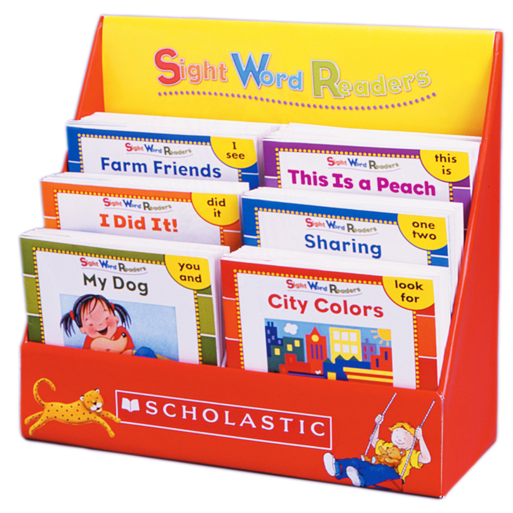 SCHOLASTIC TEACHING RESOURCES Scholastic Teaching Solutions Sight Word Readers Box Set, 5 Copies of 25 Stories, Grade PK-1