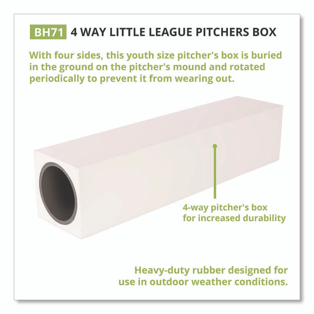 CHAMPION SPORT Sports BH71 4-Way Youth Pitcher's Box, 18" x 4"