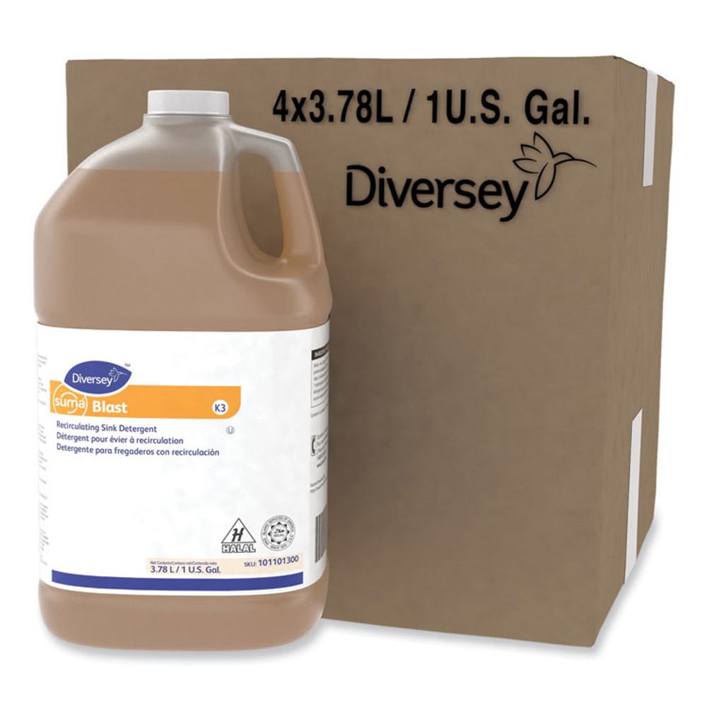 DIVERSEY Suma® 101101300 Blast K3, 1 gal, 4/Carton