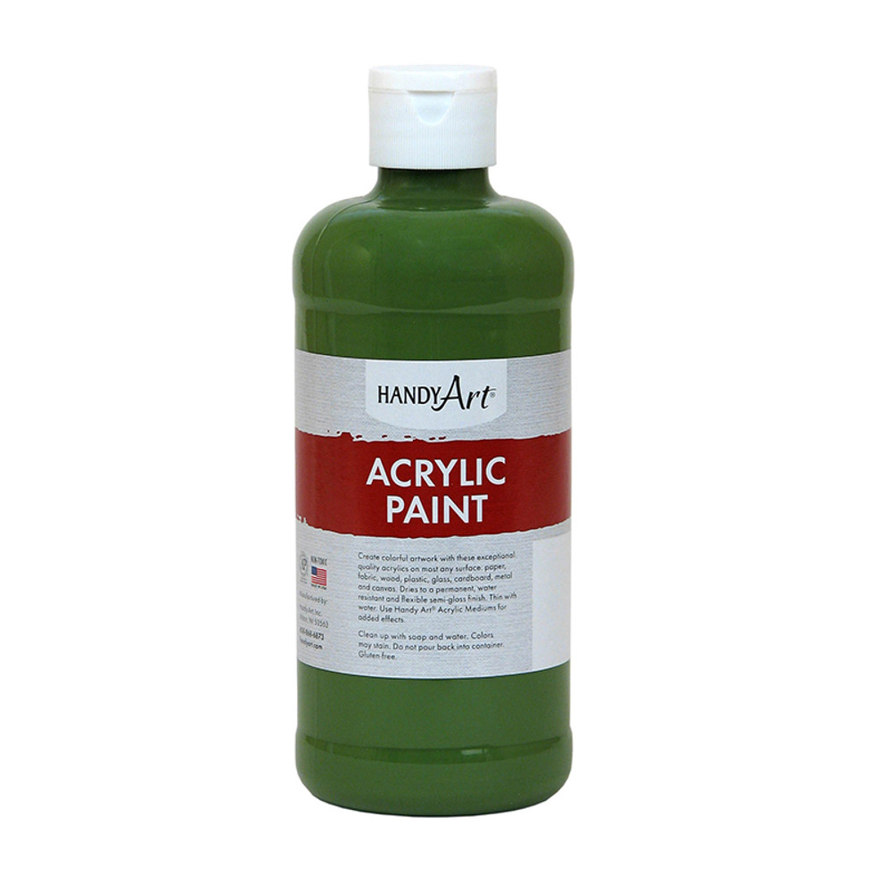 ROCK PAINT DISTRIBUTING CORP Handy Art® Acrylic Paint 16 oz, Green Oxide