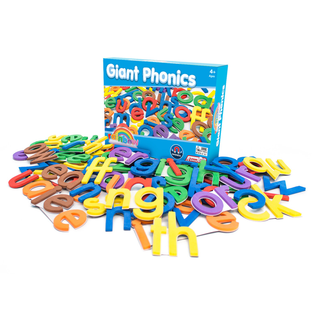 JUNIOR LEARNING Junior Learning® Giant Rainbow Phonics, 84 Pieces