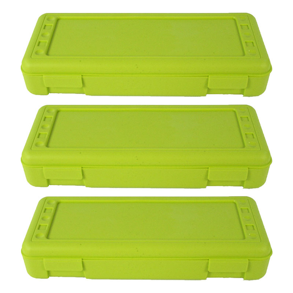 ROMANOFF PRODUCTS Romanoff Ruler Box, Lime Opaque, Pack of 3
