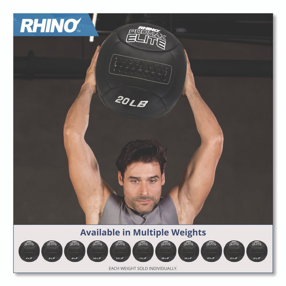 CHAMPION SPORT Sports PRX10 Rhino Promax Elite Medicine Ball, 10 lb, Black