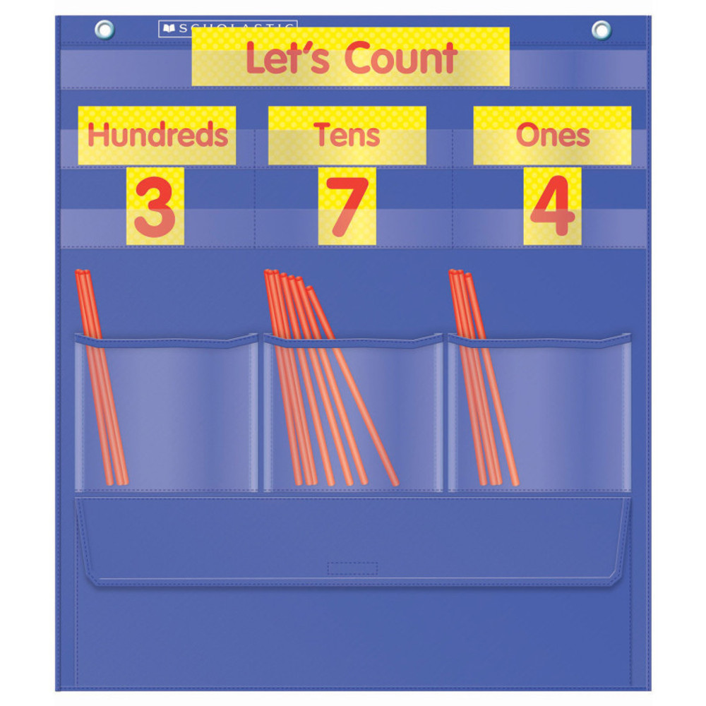 SCHOLASTIC TEACHING RESOURCES Scholastic Teaching Solutions Counting Caddie & Place Value Pocket Chart