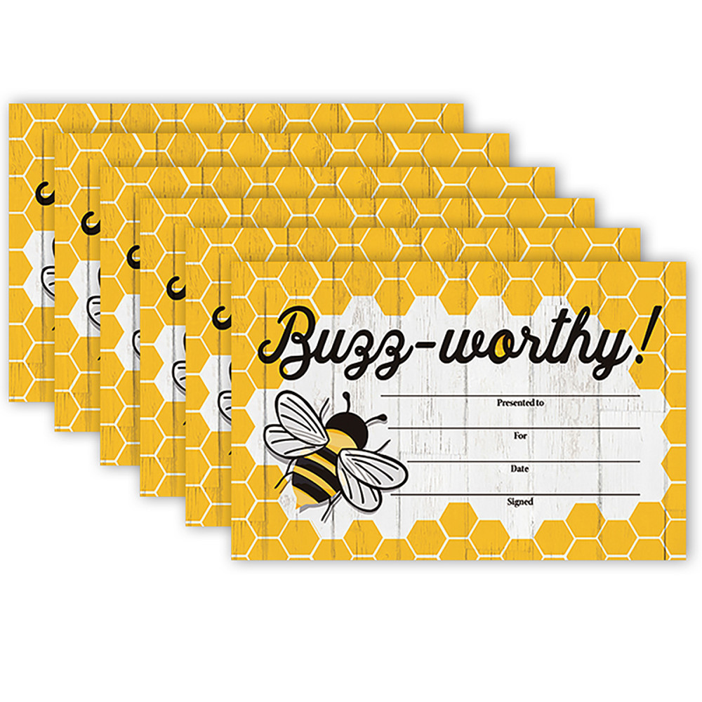 EUREKA Eureka® The Hive Recognition Awards, 36 Per Pack, 6 Packs