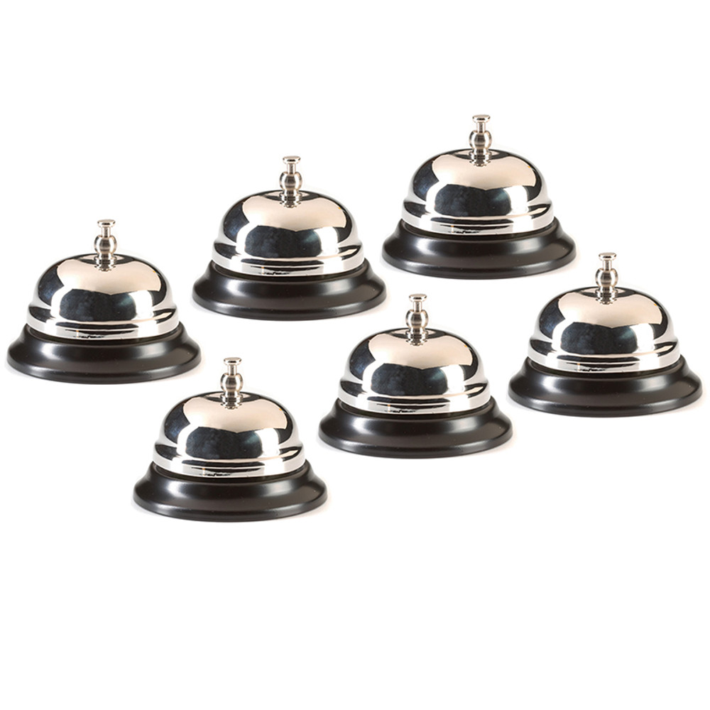 ASHLEY PRODUCTIONS Ashley Productions® Desk Call Bell, Pack of 6