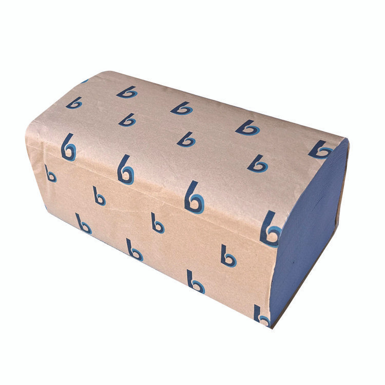 BOARDWALK 6191 Windshield Paper Towels, 9.05 x 10, Blue, 250/Pack, 9 Packs/Carton