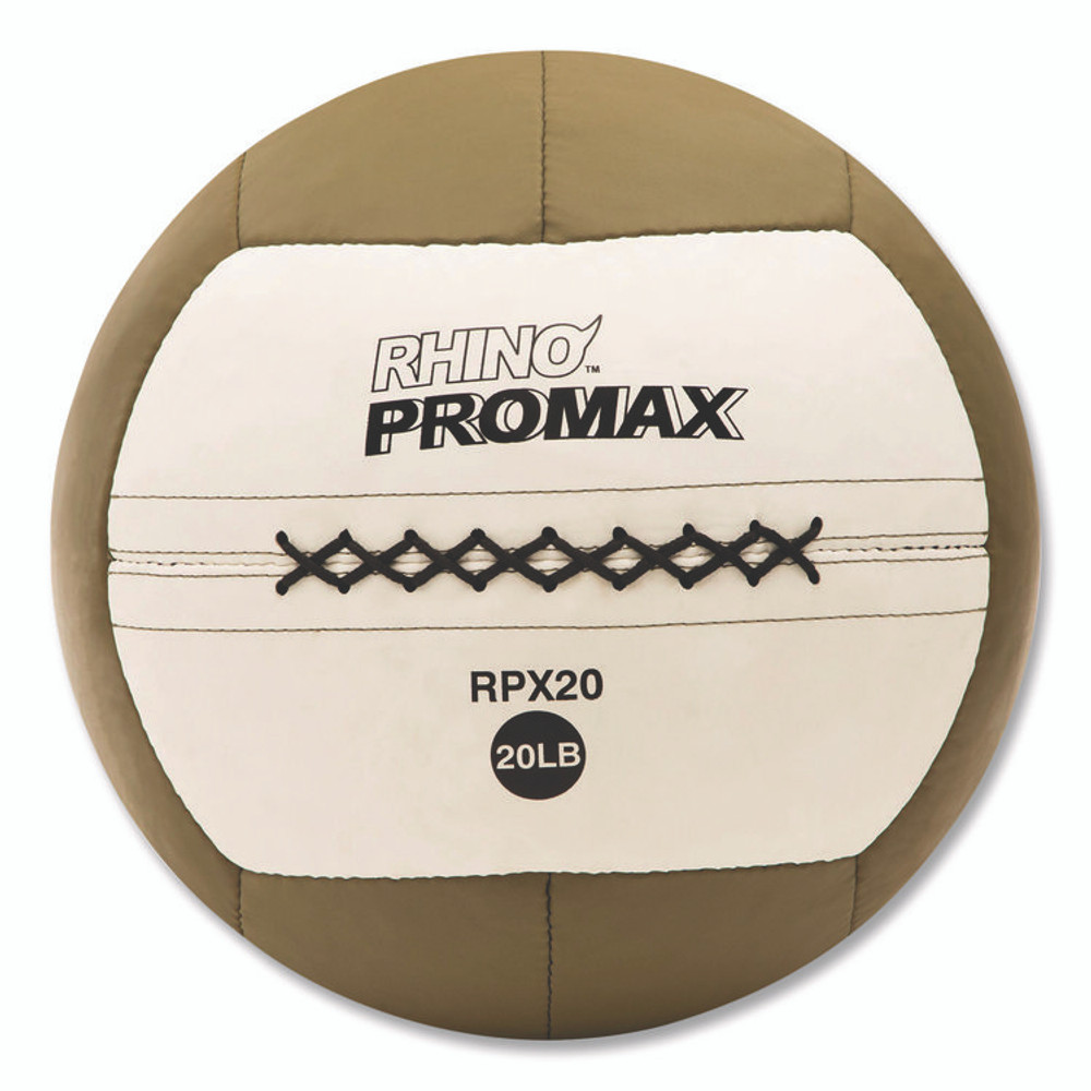 CHAMPION SPORT Sports RPX20 Rhino Promax Medicine Ball, 20 lb, Brown