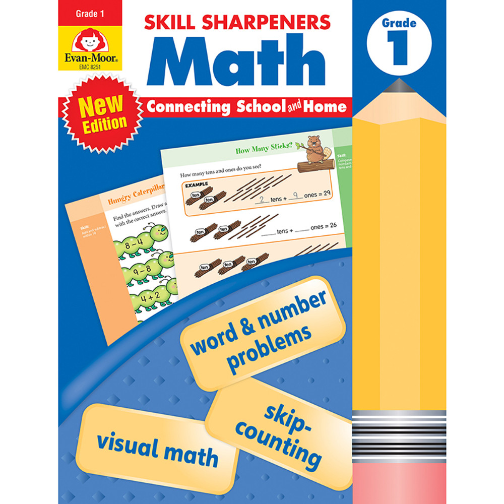 EVAN-MOOR Evan-Moor Educational Publishers Skill Sharpeners: Math, Grade 1