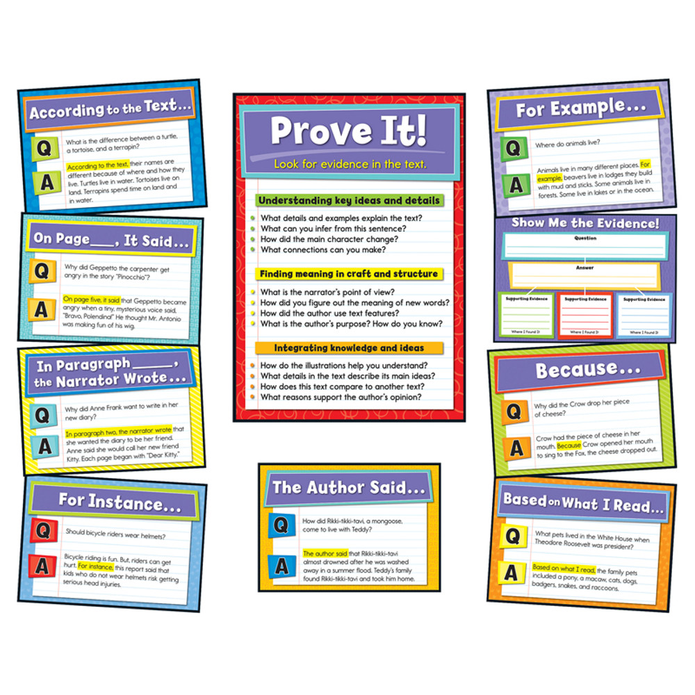 CARSON DELLOSA EDUCATION Carson Dellosa Education Evidence-Based Reading and Writing Bulletin Board Set