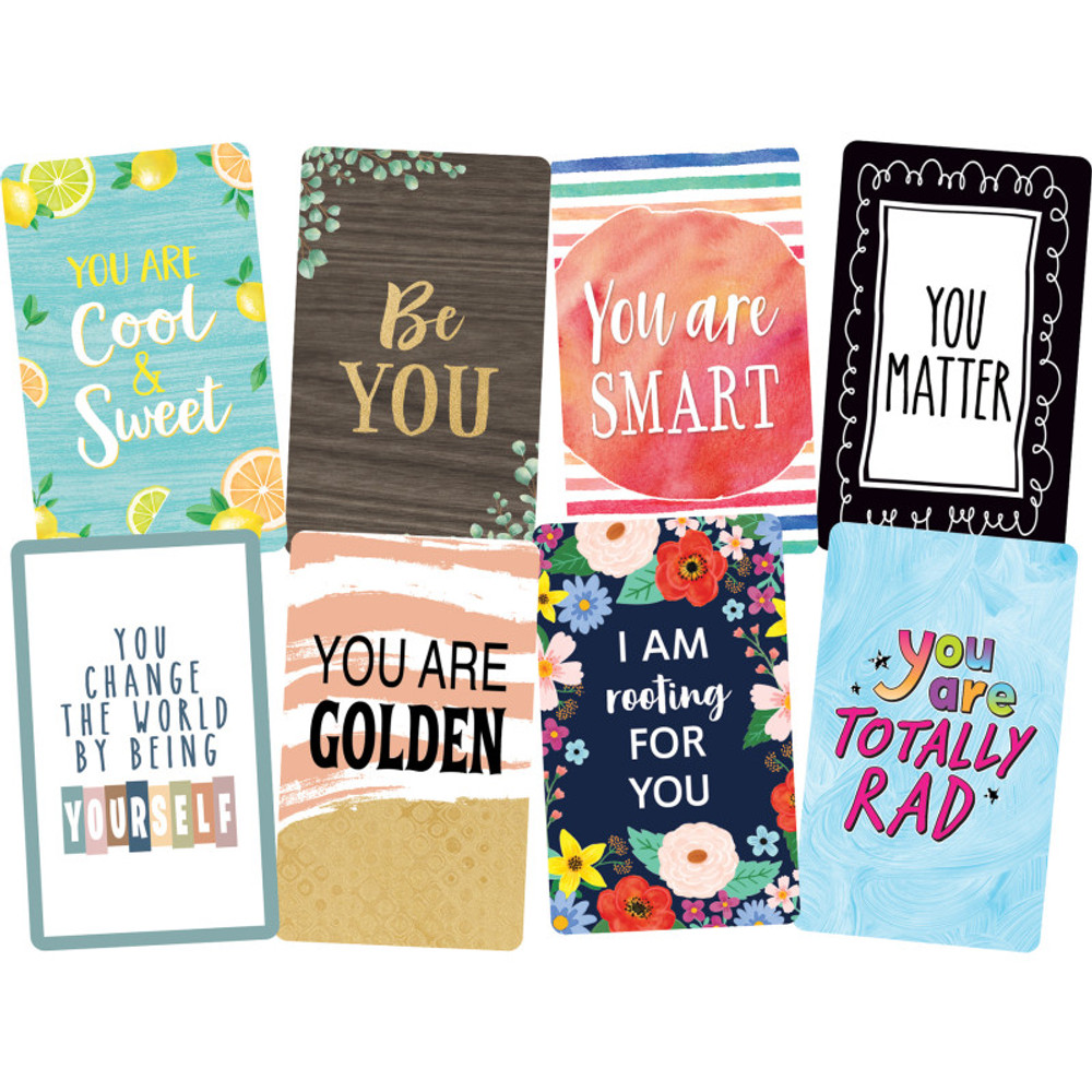 TEACHER CREATED RESOURCES Teacher Created Resources® Encouragement Cards, 2-3/16" x 3-1/2", Pack of 42
