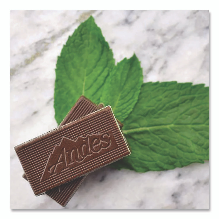 TOOTSIE ROLL INDUSTRIES Andes® 090215 Creme de Menthe Chocolate Mint Thins, 240 Piece Tub